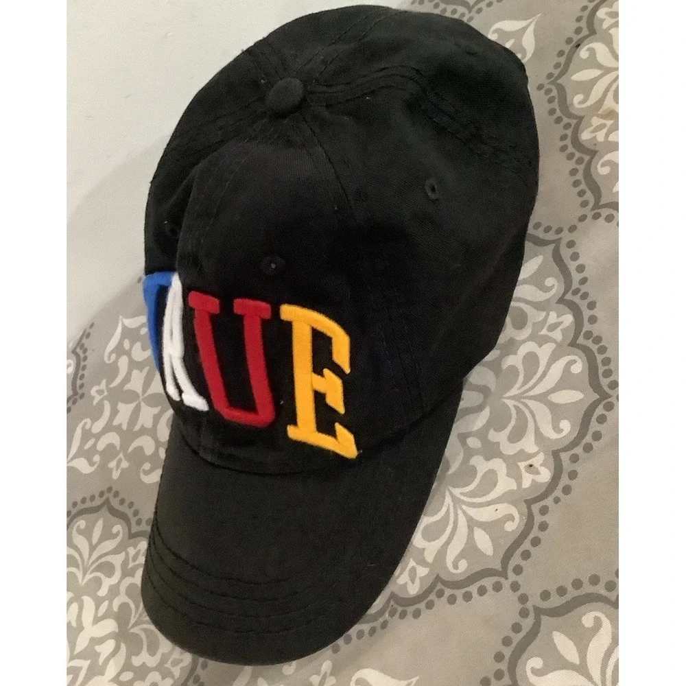 True Religion Authentic Vtg Embroidered 3D Big Letters Baseball Snap Back